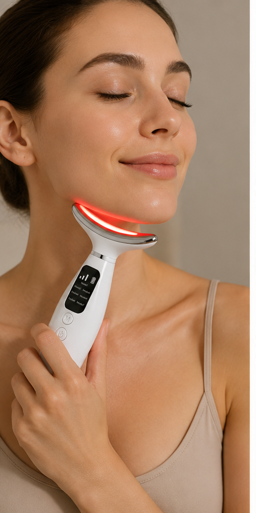 MASAJEADOR FACIAL LED ANTIARRUGAS