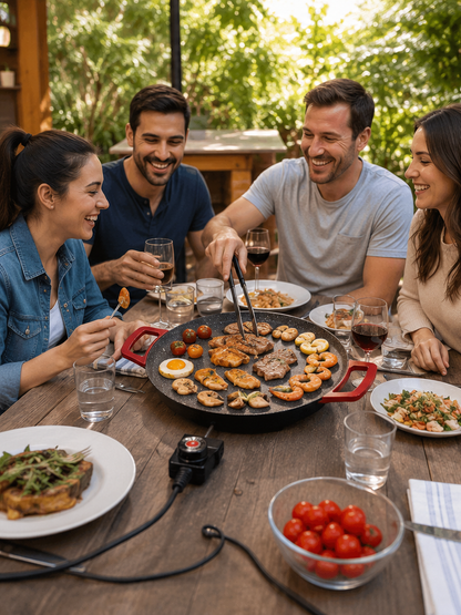 Plancha Eléctrica Para Parrilla