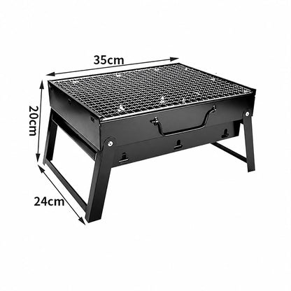 Parrilla BBQ Portátil Plegable 35×24 cm - El Asado Va Donde Vayas