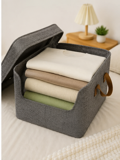 Pack2 Canasta Caja Organizadora Plegable