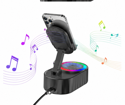 SOPORTE INDUCTION PARLANTE CON LUZ