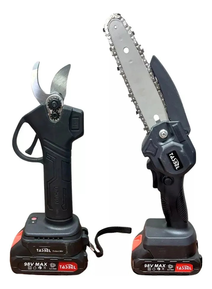 Kit de Poda 2 en 1 – Motosierra + Tijera