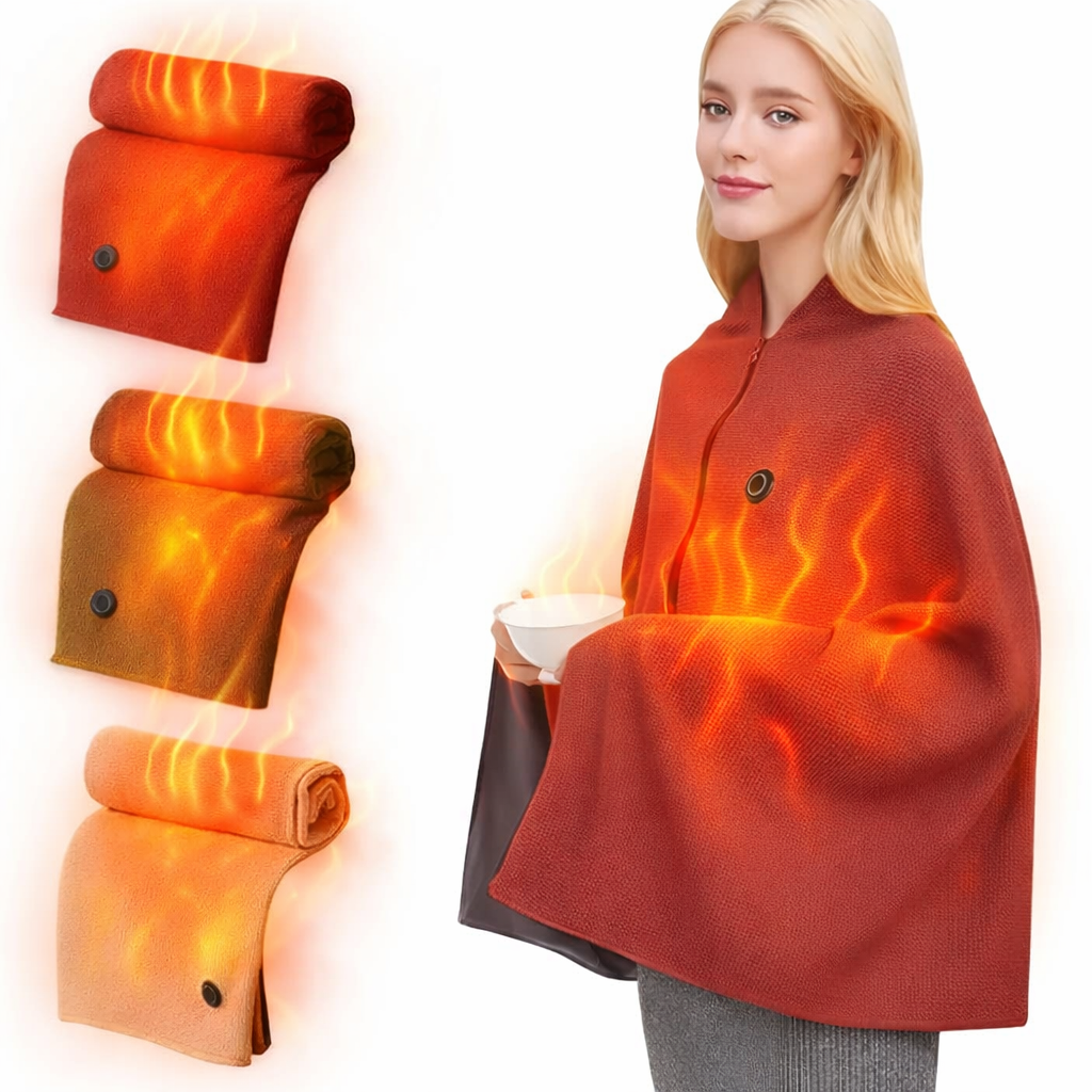 Manta Térmica Eléctrica USB Tipo Poncho