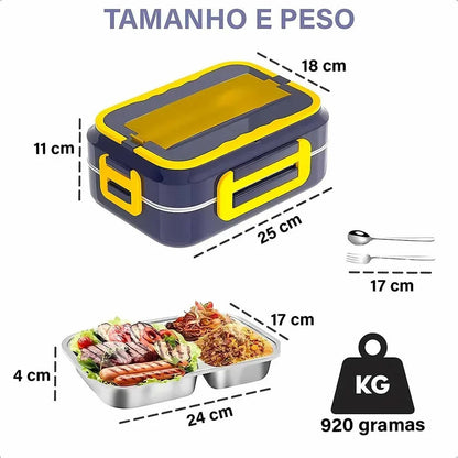 Lonchera Calentador Comida Portatil Auto