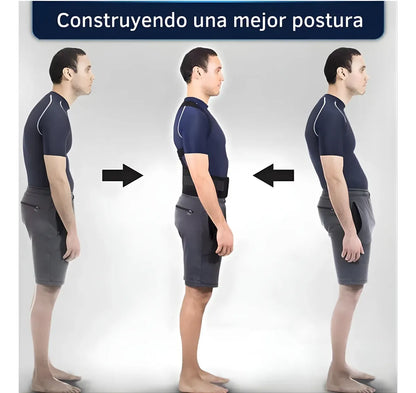 Corrector de Postura Ajustable - Alivio de Dolor de Espalda Inmediato