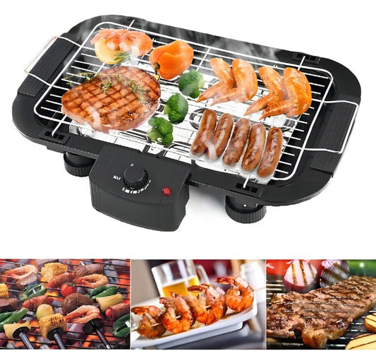 Asador Eléctrico Portátil 2000W - Parrilla Premium para Cualquier Ocasión