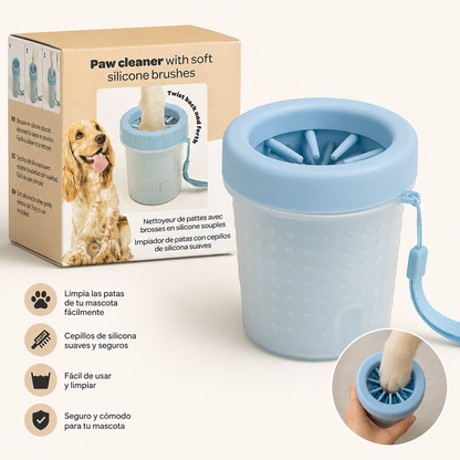 Limpiador de Patas Inteligente para Mascotas - Limpieza Rápida sin Agua
