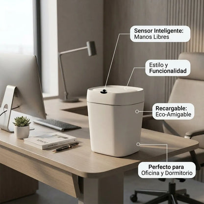 Basurero Automatico Recargable 14 Litros