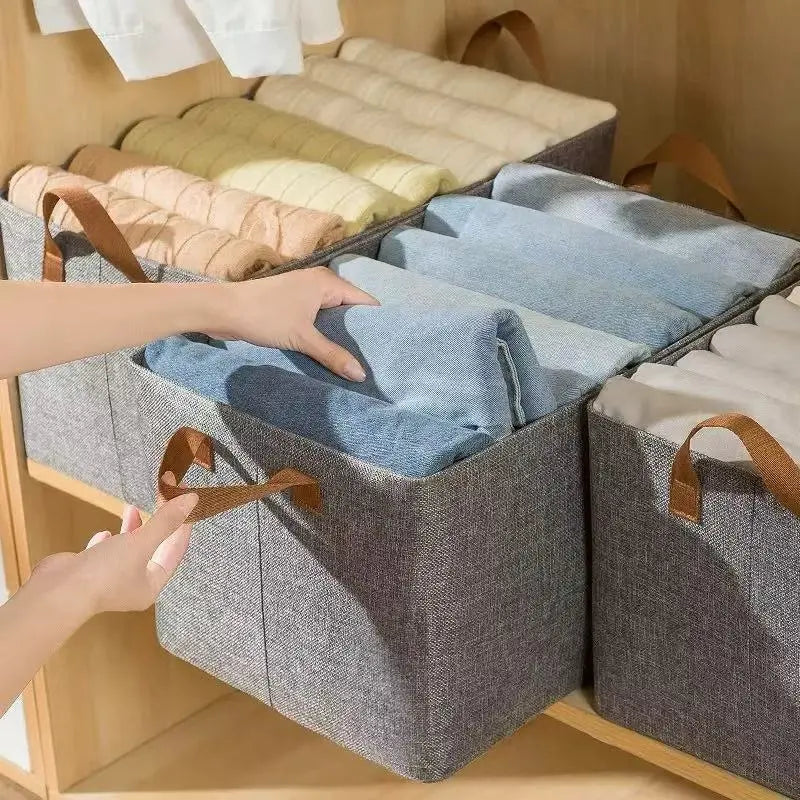 Pack2 Canasta Caja Organizadora Plegable