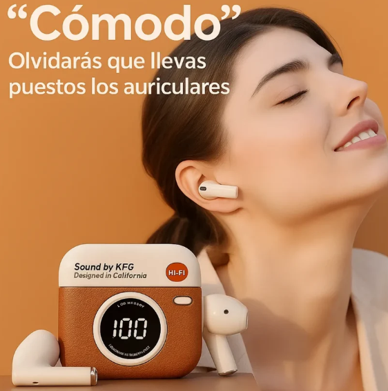 Audífonos inalámbricos Q86 Retro