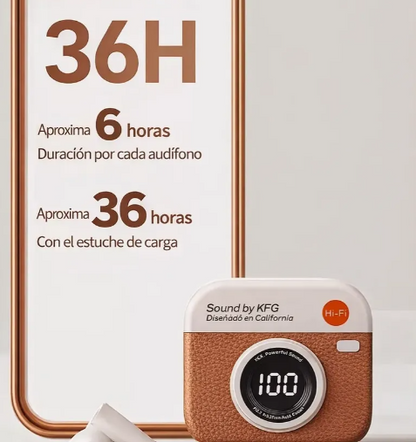 Audífonos inalámbricos Q86 Retro