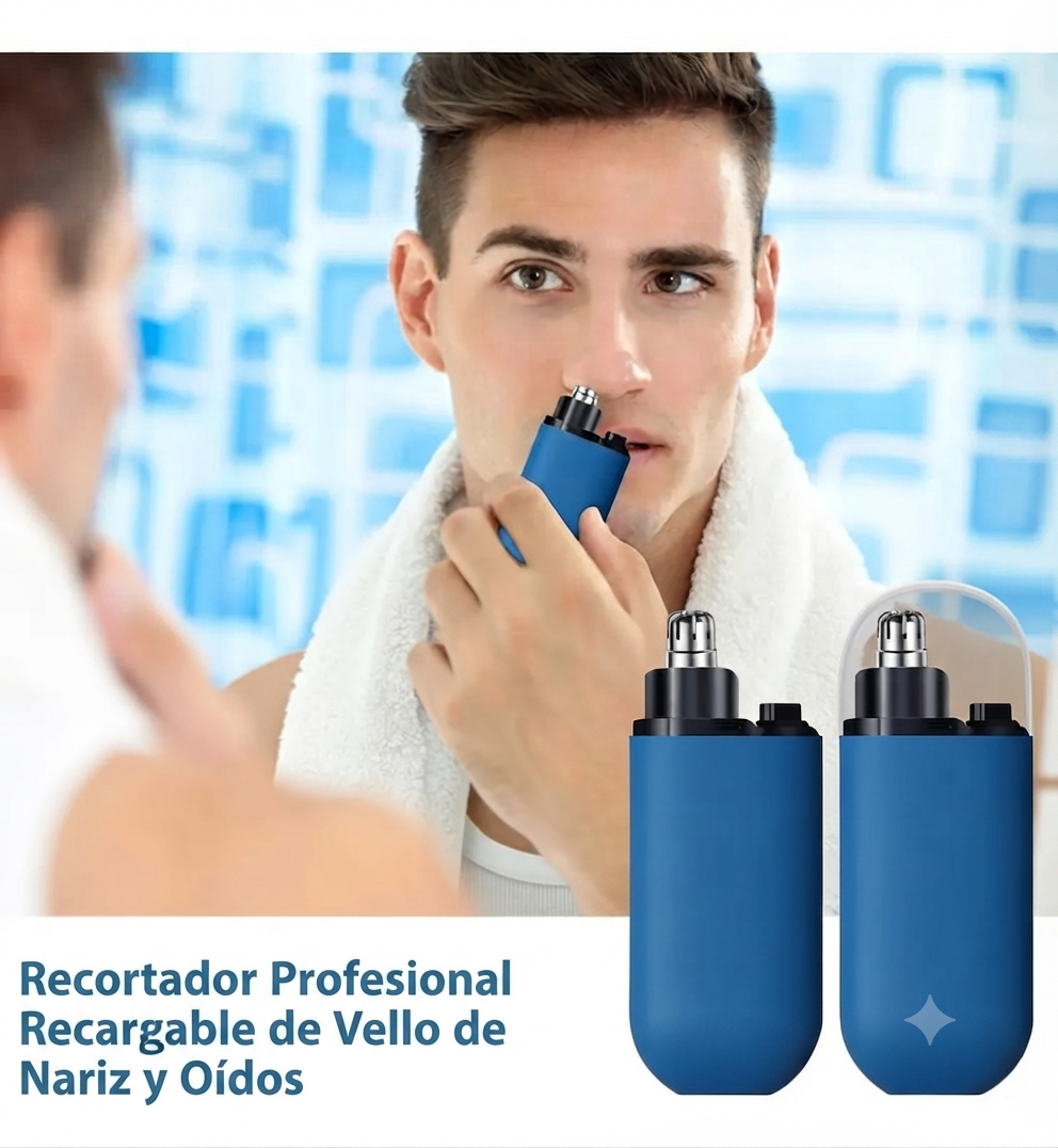 Recortador Portátil Vello Nasal USB
