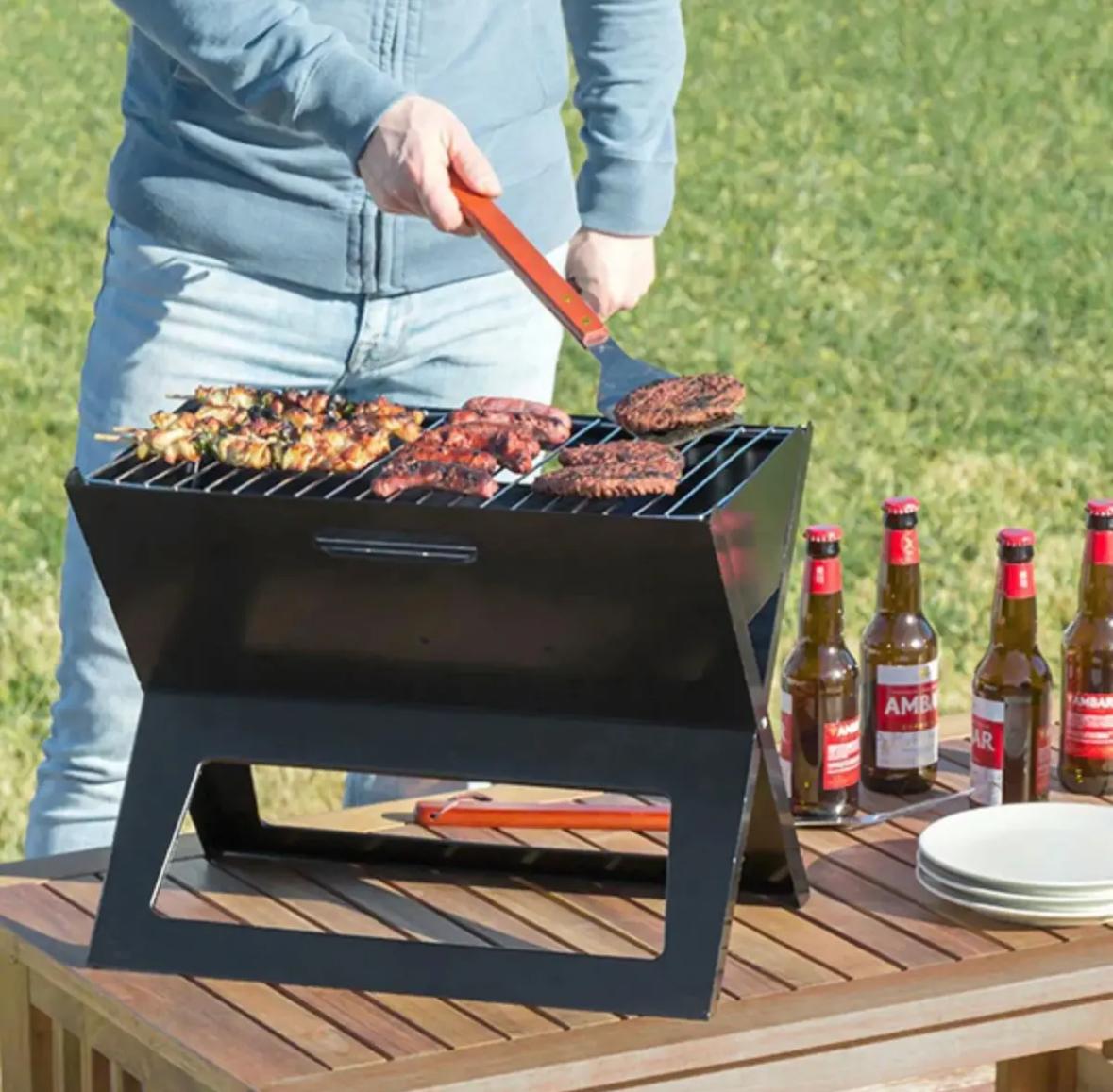 Parrilla Plegable Portátil 44x36x28cm