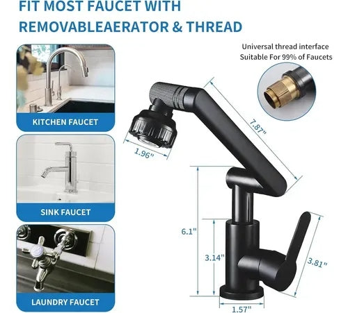 LLAVE MONOMANDO 180° DE COCINA
