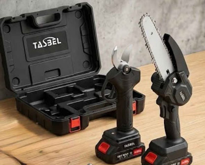 Kit de Poda 2 en 1 – Motosierra + Tijera