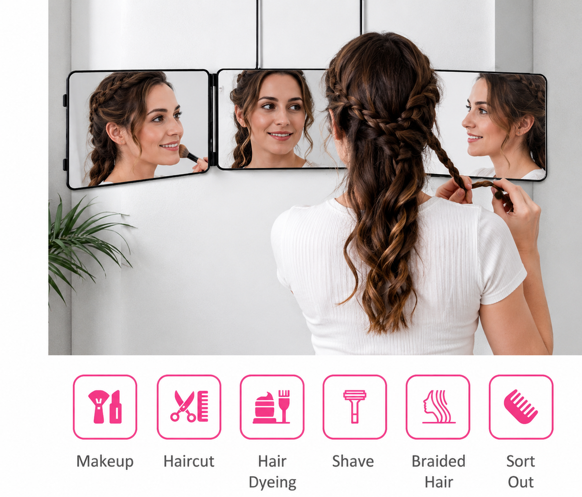 ESPEJO MIRROR COLGANTE - NUEVO