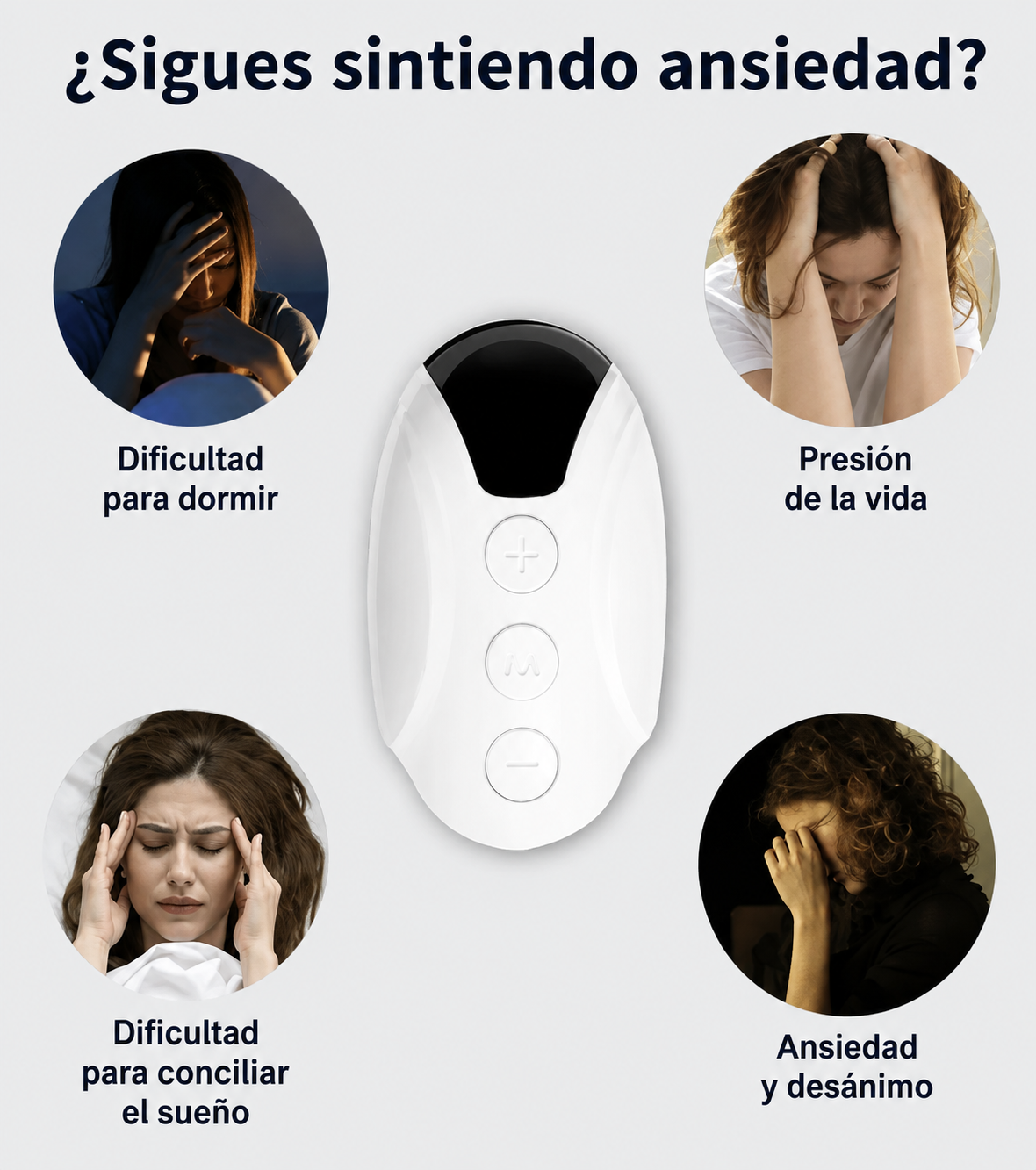 Dispositivo de Terapia para el Sueño - Duerme Profundo con Estimulación de Pulso