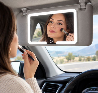 Espejo De Maquillaje Led Auto