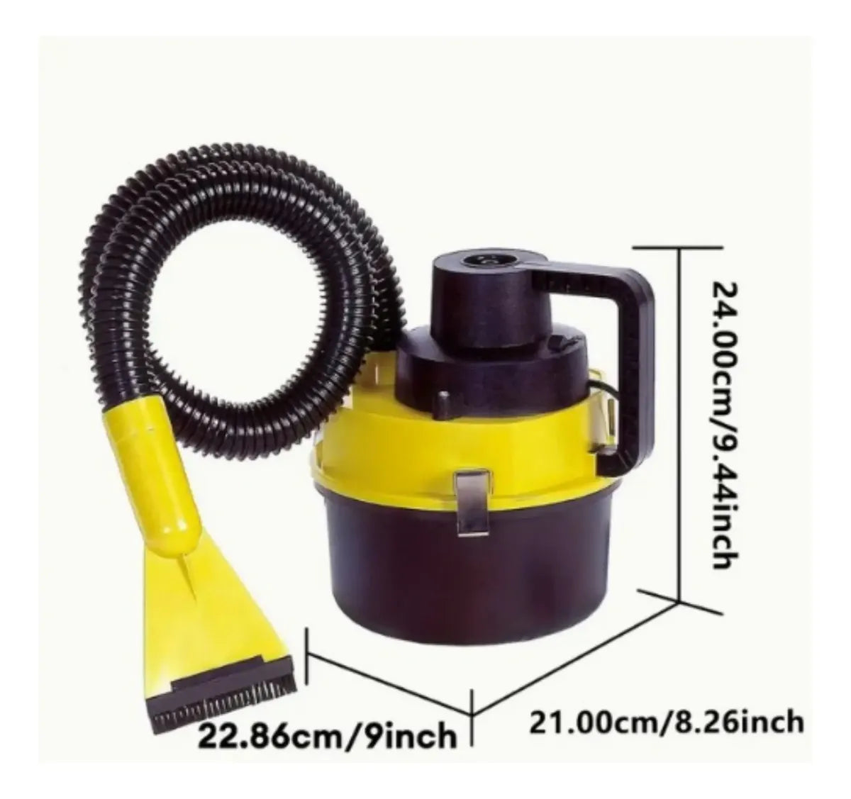 Aspiradora portátil para coche, 12 V