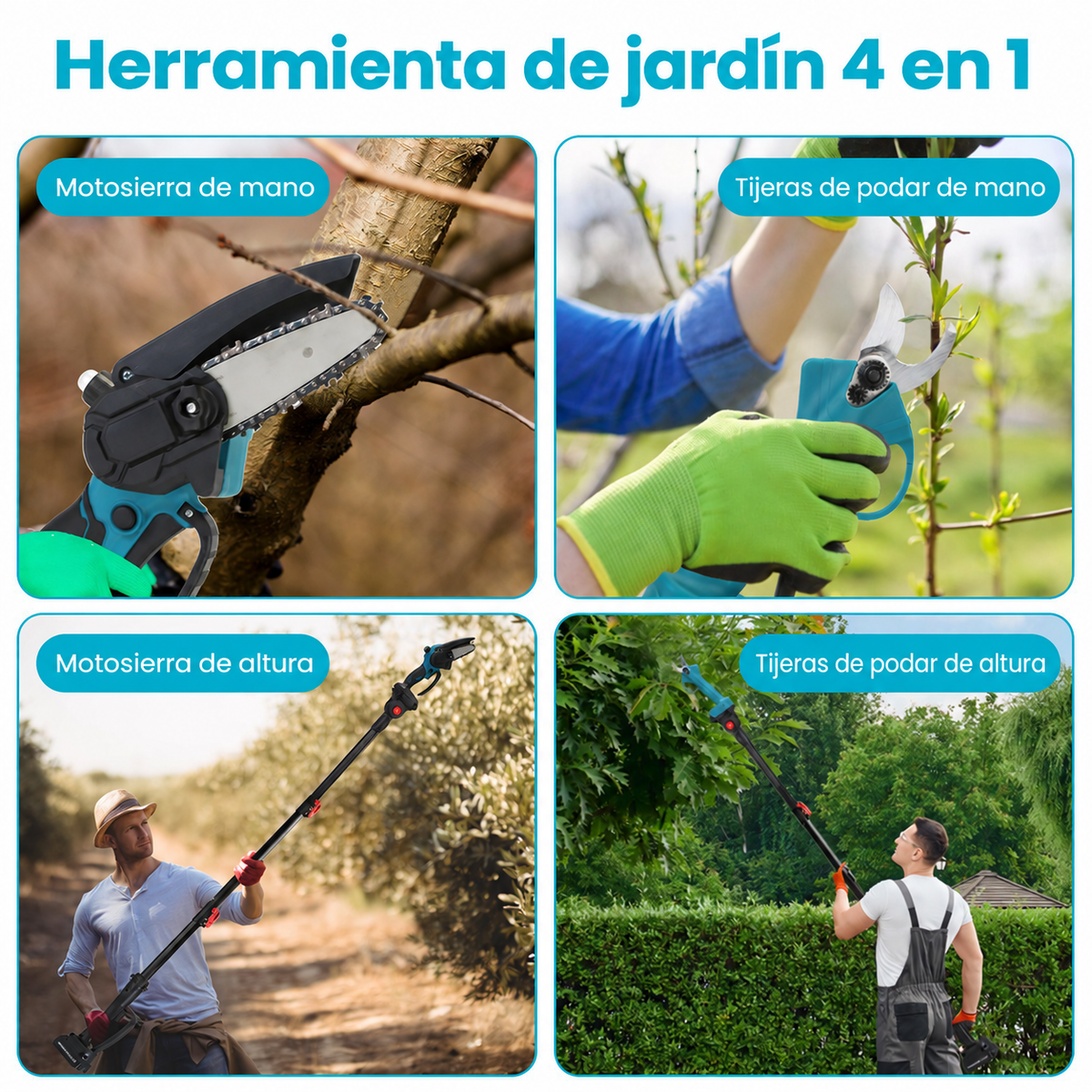 Sistema Inalámbrico de Poda 3 en 1