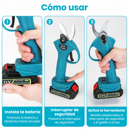 Sistema Inalámbrico de Poda 3 en 1