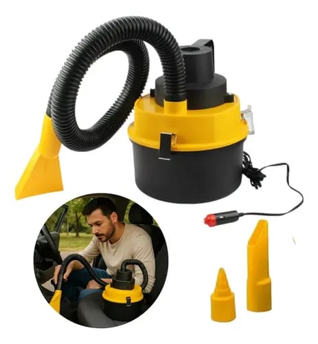 Aspiradora portátil para coche, 12 V