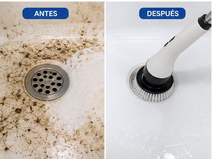 Cepillo Eléctrico Recargable - Limpieza Profesional en Casa