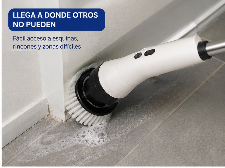 Cepillo Eléctrico Recargable - Limpieza Profesional en Casa